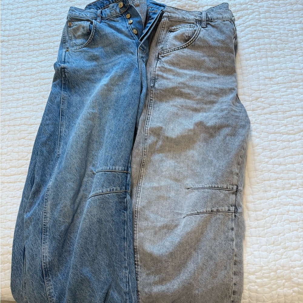 We the Free mid waisted barrel jeans! - Picture 4 of 4